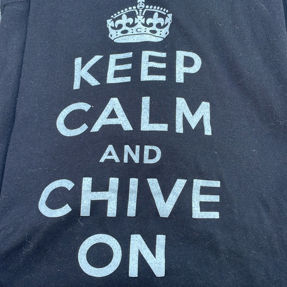 COPY - Black Chive t-shirt size XL worn once.